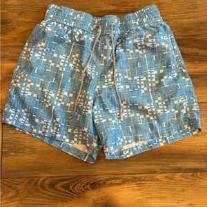 Men's Le Club Blue Swim Shorts size Medium